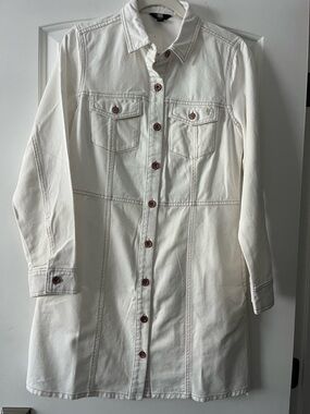 Frye Off-White Jean Dress